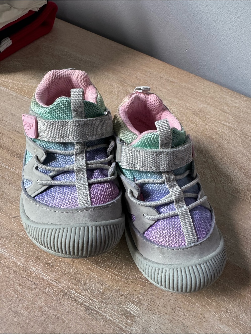 OshKosh B'gosh Pastel Purple, Pink & Mint Green Kids Sneakers